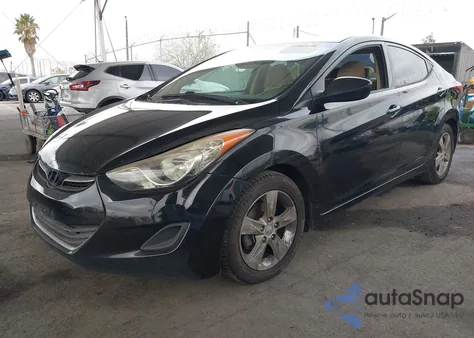 2013 Hyundai Elantra Gls из США, поврежденный, VIN KMHDH4AE6DU904876